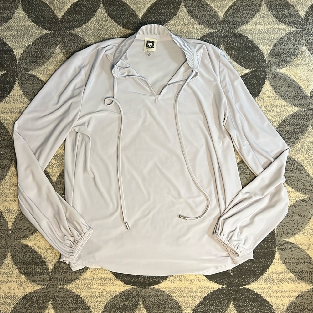 Anne Klein Lavender Blouse, Size Small